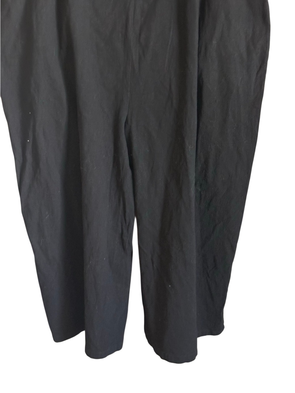 Amazon Brand Cotton/Linen Blend Wide Leg Overalls Jumpsuit. Size 2X - Picture 3 of 9